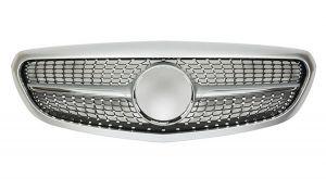 Решетка радиатора Diamonds Silver для Mercedes Benz C Class W205 2015-